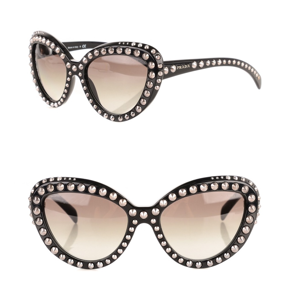 Prada Studded Cat-Eye Sunglasses